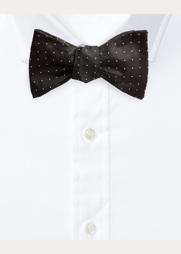 Men's Ralph Lauren Pin Dot Silk Bow Ties | 817604APC